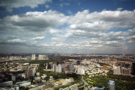 俄罗斯莫斯科郊区的空中观视图片