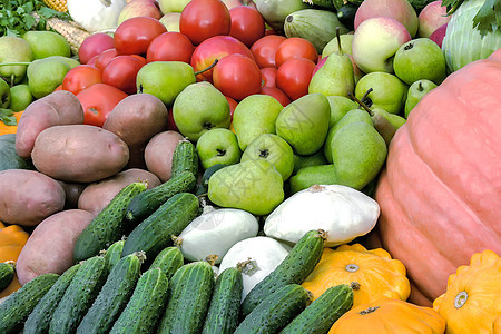 蔬菜收成在集市出售交易食物农场玉米农业村庄土豆季节维生素价格图片
