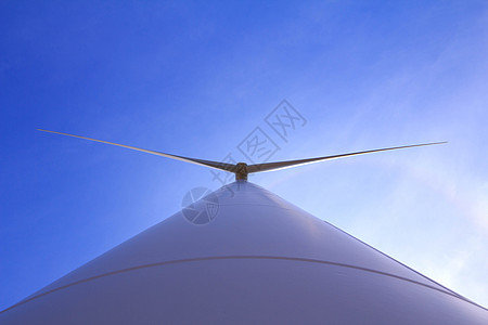 风力涡轮机多云发电机白色金属农场天空活力刀刃旋转蓝色图片