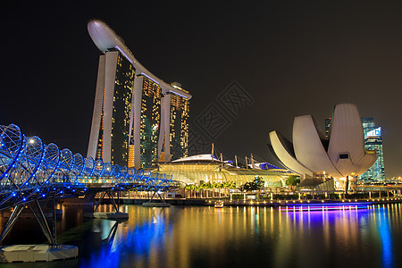 新加坡城市码头地标建筑旅游酒店反射天际日落建筑学图片