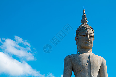 马诺罗姆穆达汉大佛山省旅行寺庙宗教吸引力雕塑情调青铜雕像游客信仰图片