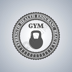 体育图肌肉标识青春锻炼运动竞技徽章中心健身房举重图片