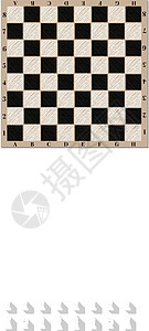 象棋板 矢量图解竞赛头脑正方形图像胜利决斗逻辑运动闲暇地面图片
