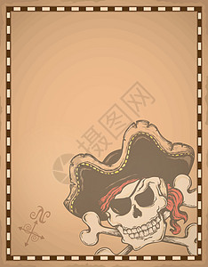 印有海盗主题1的纸质文件图片