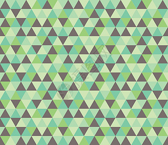 抽象几何三角形图案背景马赛克绿色墙纸钻石插图图片