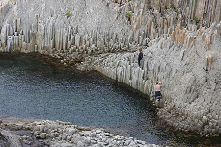 库纳西尔库里尔斯群岛荒野风景砂岩悬崖岩石石头城市地质学边缘矿物图片