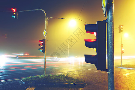 交通灯灯时间运动薄雾安全夜生活高峰信号速度汽车天气图片