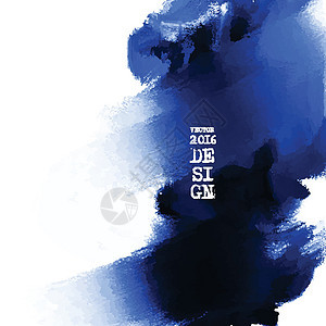 抽象时尚背景油墨涂料刷子艺术蓝色墙纸海报插图商业墨水横幅痕迹图片