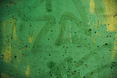 绿漆混凝土墙质背景图片