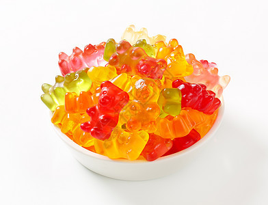软糖熊明胶甜点小吃水果味小熊糖果口香糖图片