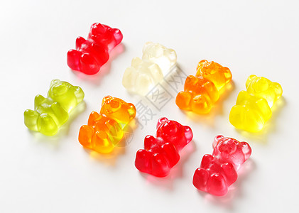软糖熊食物小熊库存小吃明胶水果味口香糖糖果甜点图片