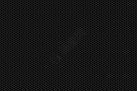 黑色金属网格背景纹理横幅插图地面材料反射控制板合金格栅床单工业图片