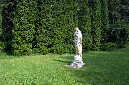 Marble公园雕塑 一个老人的雕塑 冷冻和包裹在上帝古董雕像旅游死亡历史稀有性花园地标大理石图片