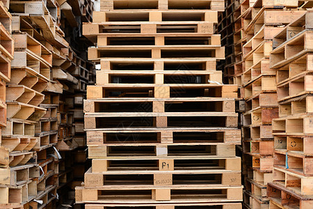 木材托盘堆货物船运建造贮存物流硬木工业木头商业架子图片