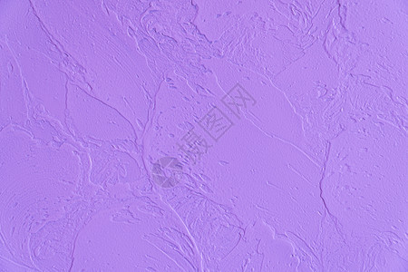 紫色石膏墙纹理摘要 背景和纹理图片