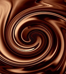 巧克力背景糖果曲线可可插图美食甜点流动奶油漩涡液体图片