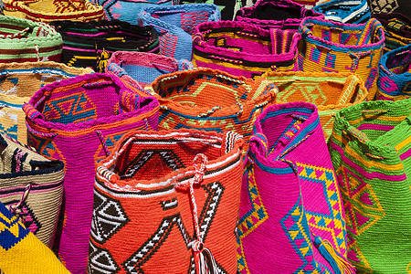 Wauuu 手工制作的摩奇拉羊毛工艺手袋针织传统羊毛袋文化社区女性女士图片