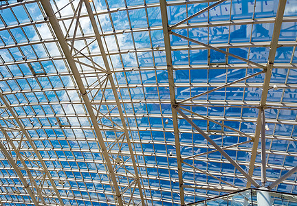 天窗抽象建筑背景城市工业财产阳光金属办公室建筑学大厅太阳技术图片