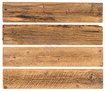 孤立在惠特上的旧木板木材路标路牌广告牌空白木工横幅图片