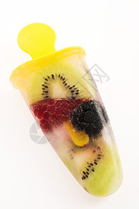 自自制冰淇淋奇异果食物小吃美食餐巾覆盆子流行音乐水果节食果汁图片