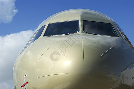 飞机驾驶舱玻璃喷气航空金子飞机场旅行空气技术喷射航班图片