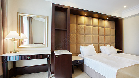 双床间室内枕头奢华公寓桌子窗帘尺寸寝具酒店装饰旅游图片