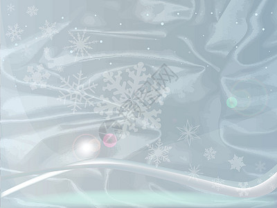丝绸圣诞节背景雪花新年下雪蓝色庆典季节性插图薄片图片