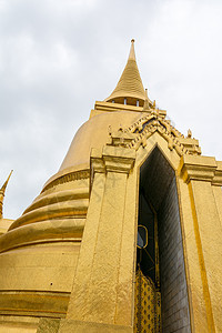 玉佛寺历史性佛教徒宗教旅游艺术寺庙金子旅行文化人群背景图片