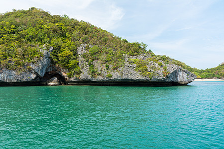 Angthong国家海洋公园旅行海岸海洋海滩海湾蓝色天堂公园旅游海景图片