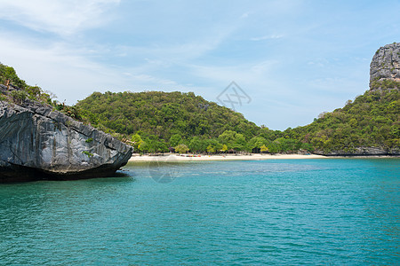 Angthong国家海洋公园海滩公园天堂海景海洋旅游国家海湾热带海岸图片