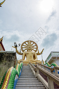 大佛区雕像天空佛教徒旅游崇拜宗教寺庙精神金子上帝建筑学图片