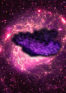 在空间和星云的星域勘探星座插图科学纺纱天文学气体场地渲染星系图片