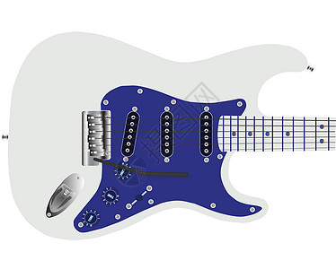 蓝色电吉他单线绘画酒吧插图乐器金属挡泥板音乐岩石音品图片