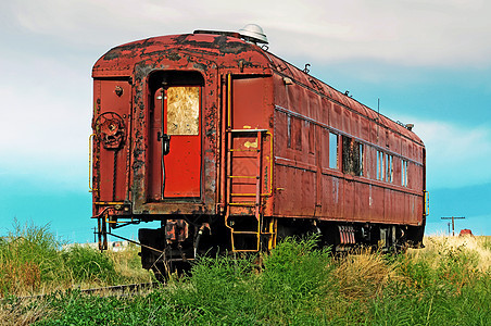 旧客运铁路车图片