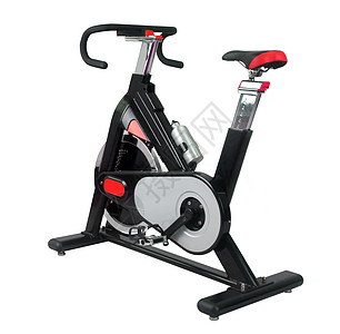 自行车配件运动自行车跑步机娱乐健身房训练跑步身体家庭教练白色有氧运动机器背景
