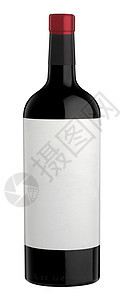 红葡萄酒和一瓶孤立的瓶子香味红色玻璃品酒酒精庆典水晶酒瓶液体饮料图片