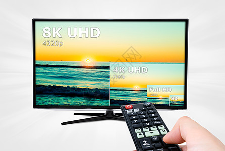 超HD 8K电视解答技术监视器电影格式视频展示屏幕图片