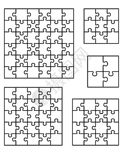 拼图单独的一块插图打印游戏艺术品作品卡片横幅马赛克白色推介会图片