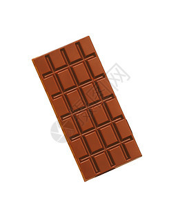 白色背景的深色巧克力条正方形立方体糖果可可奶油食物液体卡片诱惑派对图片