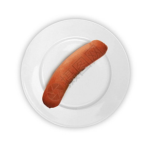 盘子上的香肠褐色牛肉红色棕色宏观团体小吃食物美食早餐图片