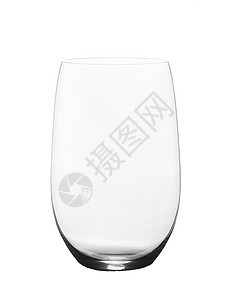 孤立玻璃水晶白色杯子液体酒杯空白餐厅陶器反射高脚杯图片