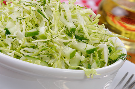 沙律加黄瓜卷心菜晚饭时间饮食纤维素自助餐盘子营养小吃蔬菜糖尿病图片