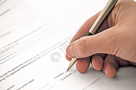 签署合同文书白色签名人士工作交易协议金融商业写作图片