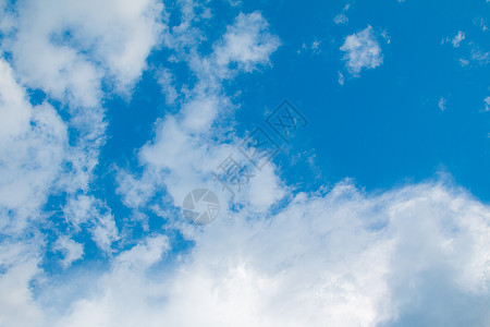 蓝色天空中的云彩晴天积雨气氛云景天堂天气季节照片蓝天天蓝色图片