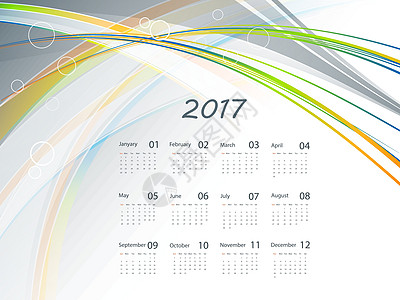 201 的矢量日历海浪时间数字气泡办公室商业日程插图规划师季节图片