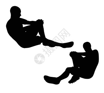 blac 的足球运动员剪影男性插图黑色玩家白色游戏数字跑步球员锦标赛图片