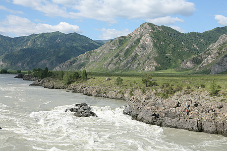 阿尔泰地区 俄罗斯山脉地貌地形森林旅游场景顶峰岩石风景城市假期国家图片