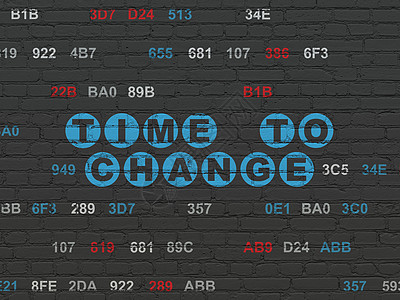 时间轴概念时间到改变墙上背景绘画代码蓝色倒数日程黑色小时历史展示图片