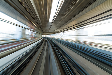 隧道中的列车旅行加速度活力网关缠绕速度走廊线条踪迹管子图片