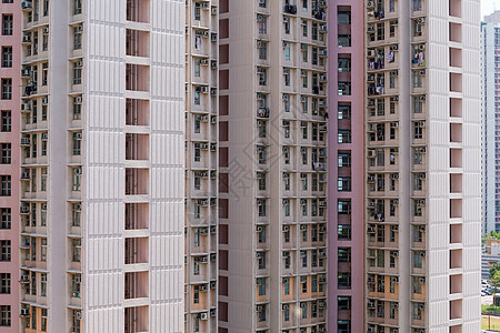 建筑物外天空城市生活窗户住宅多层房子住房建筑学高楼袖珍图片